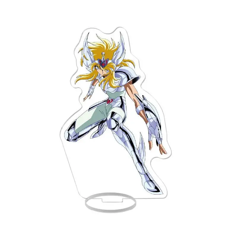 Anime Saint Seiya Acrylic Stand Knights of the Zodiac Figures Miniatures Manga Figurines Garage Kits Model Toy Ornaments Decor