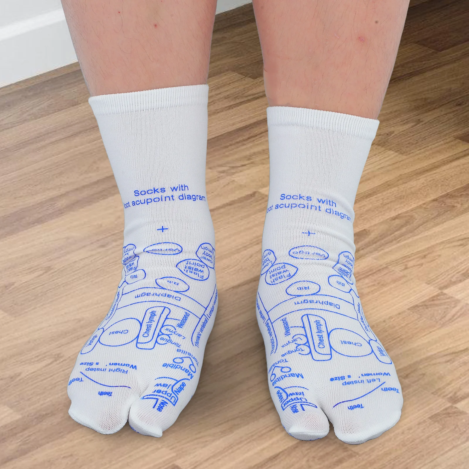 

1 комплект, носки для рефлексологии, акупрессуры, набор инструментов для массажа ног, прочный, моющийся для домашнего офиса, путешествий, точка давления для ног