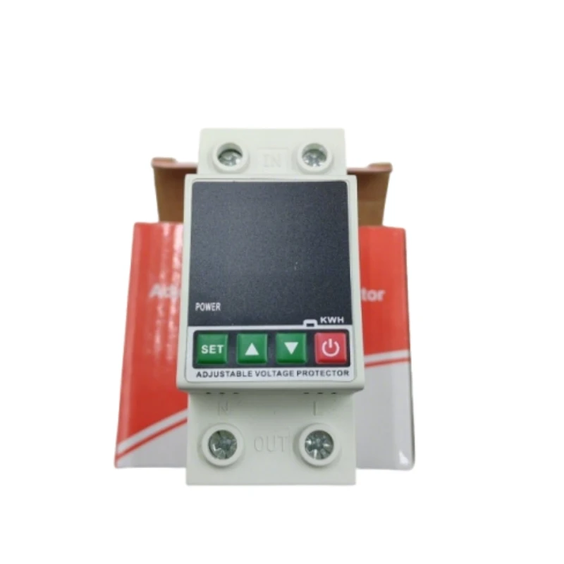 

Triple Display Voltage Protector 220V, Metered Over Under Leakage Protection, Adjustable Self-Resetting with Auto Reclosing