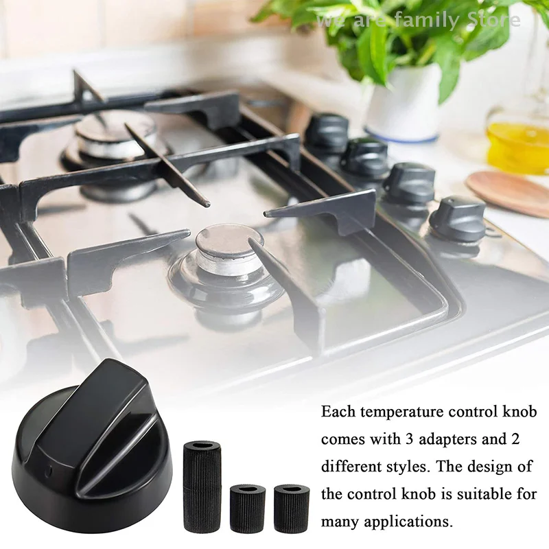 

4Pcs Replacement Switc Knob Plastic Knob Gas Stove Control Knob General Range Oven Knob Cooker Hob Knob For Benchtop Burner