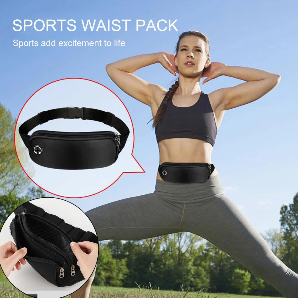 

Легкая сумка для бега со светоотражающей полосой, модная Водонепроницаемая дышащая поясная сумка большой емкости для рыбалки, путешествий, бега