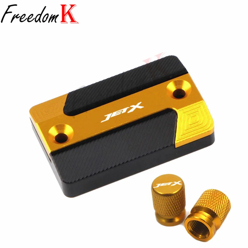 Motorcycle Accessories CNC Front Brake Fluid Reservoir Oil Cup Cap Master Cylinder Cover For SYM JET-X JETX JET X 125 150 X150