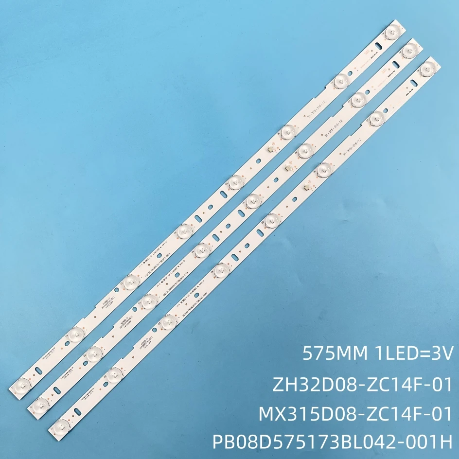 

Led Backlight Bar Le32f50 Le32f33 3s3205d L32d31s Le32d51a Zh32d08-zc14f-01 303xh320031 Pb08d575173bl042-001h Mx315d08-zc14f-01