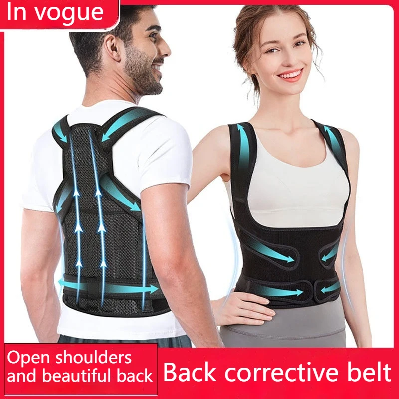 

Back Correction Strap Lumbar Compression Sitting Posture Correction Strap With Thin Invisible Hunchback Correction Strap