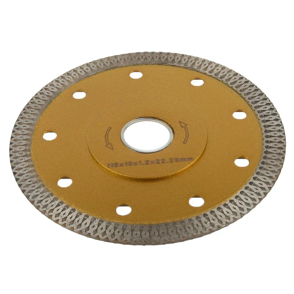 Disco da taglio diamantato 105/115/125mm Lama per sega circolare per smerigliatrice angolare Vetro Marmo Piastrelle in ceramica Utensili da taglio Parti