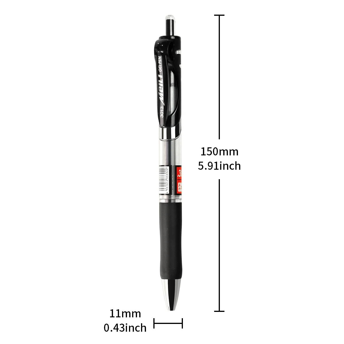 WQN 0.38 مللي متر طرف القلم سعة كبيرة قلم توقيع لممارسة الكتابة الحبر الأسود/الأحمر 3/6/12 قطعة مجموعة للاستخدام المكتبي والطلاب #5