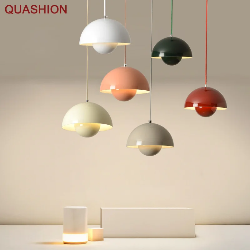 

Nordic Colorful Pendant Light For Living Room Bedroom Modern Denmark Indoor Decorative Hanging Lamp Kitchen Bedroom Decor Lamps