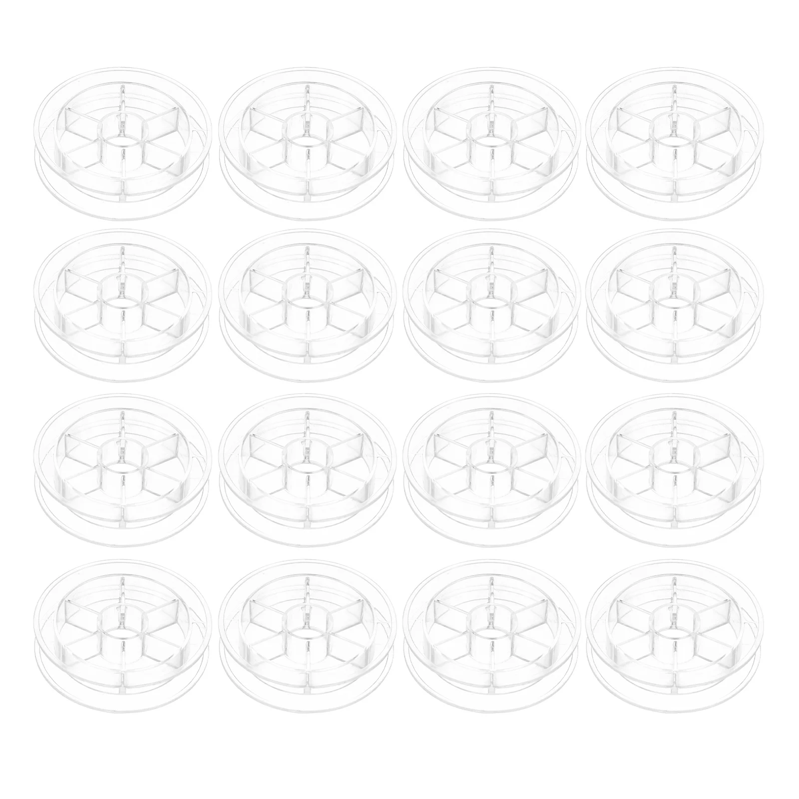 

20Pcs Sewing Thread Holder Yarn Spools Plastic Durable Bobbins Practical Organizer for Embroidery Weaving Accessories Storage