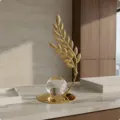 Plated Leaf Crystal