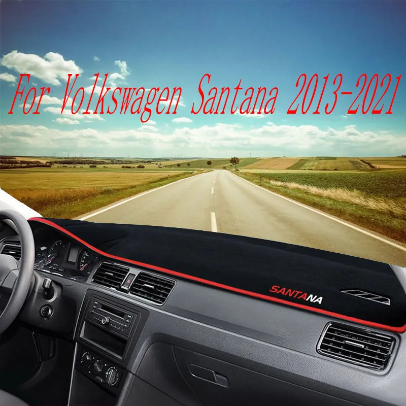 

For Volkswagen Santana 2013-2021 Light Blocking Pad Non-slip Mat Front Sunshade Pad Interior Mouldings Interior Accessories