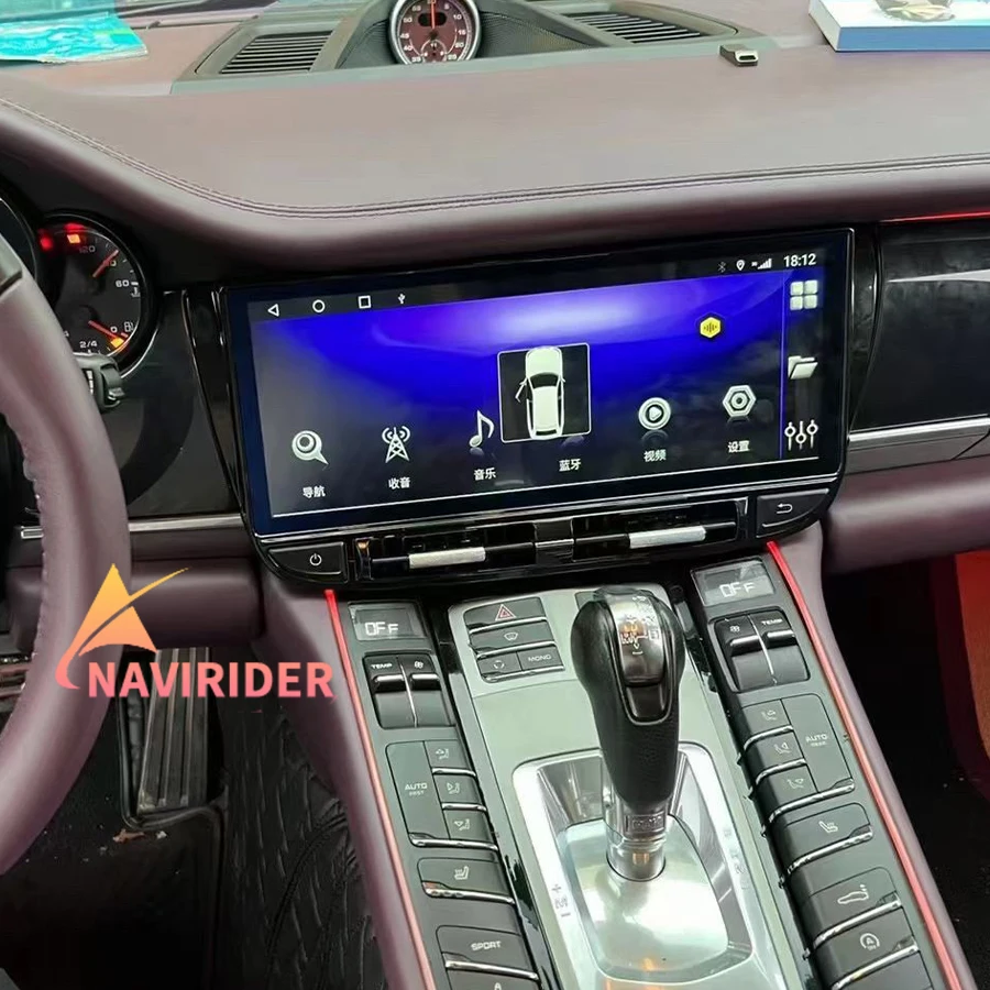 Car Radio Multimedia Video Player Stereo Carplay Head Unit 12.3inch Android 13 Auto Qled Screen For Porsche Panamera 2011-2017