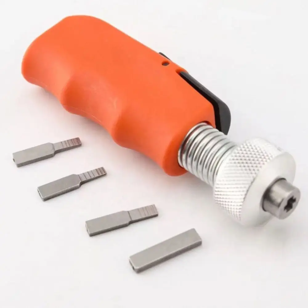 Stainless Steel Lock Plug Spinner Straight Shank Rubber Grip Civil Door Lock Replacement Tools Original New