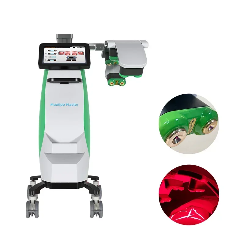 10D Maxlipo Master Therapy 532nm Green Light 635nm Red Light Fat Loss With Lifting Fat Burning Weight Loss Body Shaping Machine