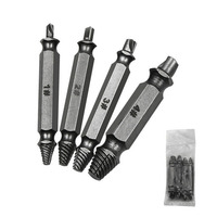 Double Side Damaged Screw Extractor Drill Bits Bolt Remover Broken Damaged Damaged Screw Extractor With Box