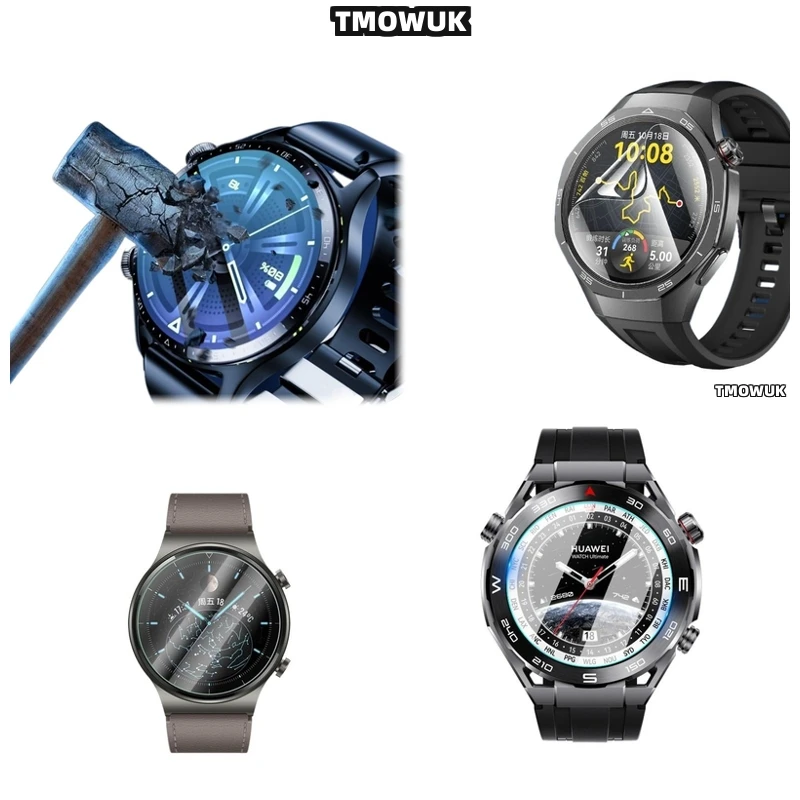 

Anti - Scratch Tempered Glass For Huawei WATCH GT2 GT3 GT4 GT5 Pro Cyber Ultimate 41 42 43 46mm Screen Protector HD 9H