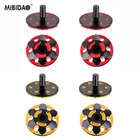 MIBIDAO 2Pcs Metal M3 Tail Wing Gasket Fixing Screws Colorful for 1/10 Sakura D4 D5 RC Car Upgrade Parts Accessory