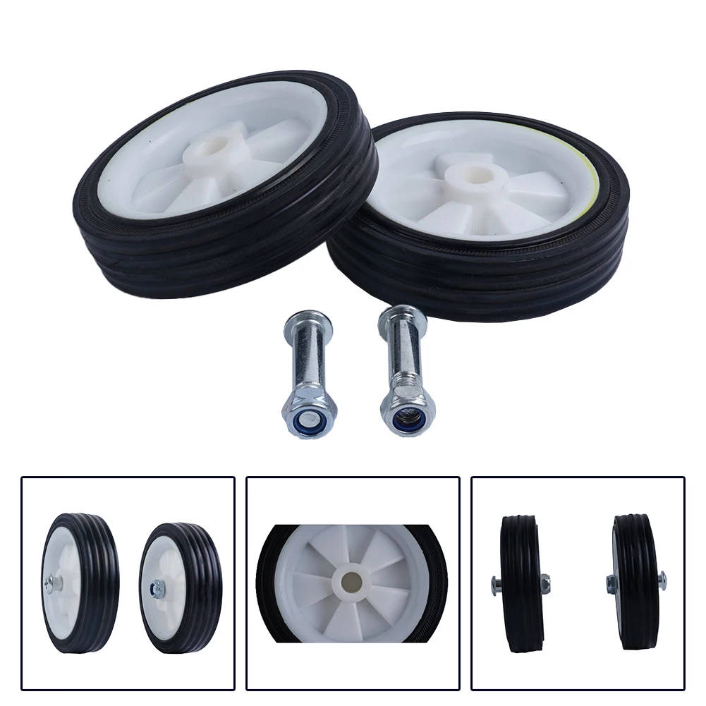 Rodas de rodízio de coluna à prova de choque Compressor de ar para bombas de ar antiderrapante Rodas silenciosas, Conjunto 2 peças