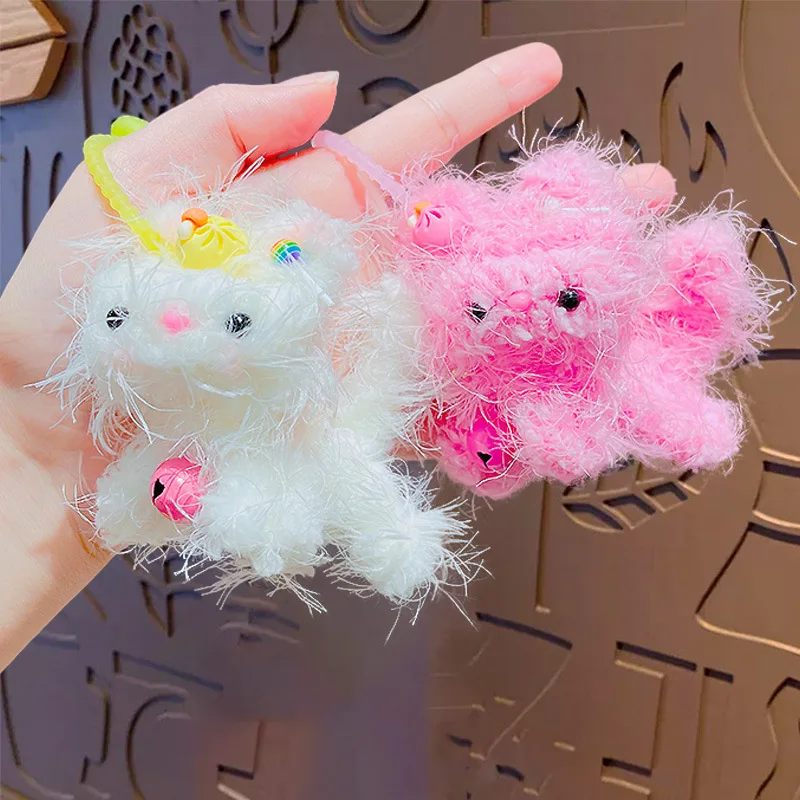 ぬいぐるみクリエイティブぬいぐるみ犬キーホルダーペンダントかわいい漫画ランドセル人形キーホルダーぶら下げ飾り子供のおもちゃ誕生日ギフト