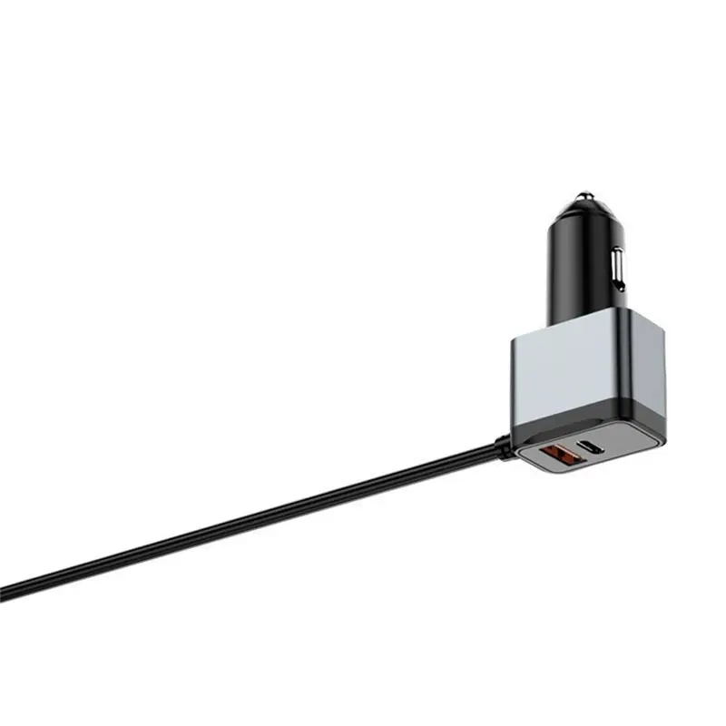 ABGI 180W Car , 3-Port PD+QC3.0 Fast Charging Vehicle Multi-Port Wireless Through Current 12-24V