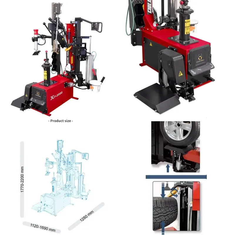 for XP-2000 Professional Automatic Tyre Changer Non-destructive Tire Removal System Italian Style