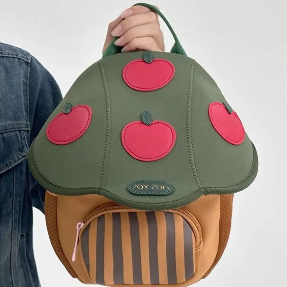 

Double Shoulder Mushroom Backpack Schoolbag Korean Style Kindergarten Backpack Cute Handbag Student School Bag School