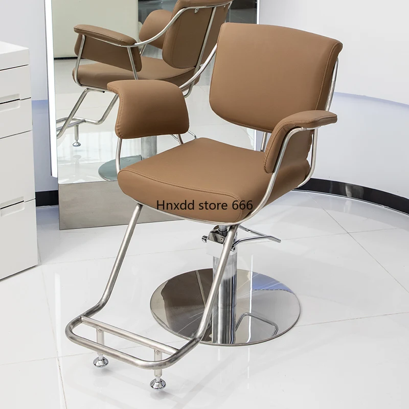 Hair salon hair cutting chair lifting rotating perm and dyeing seat