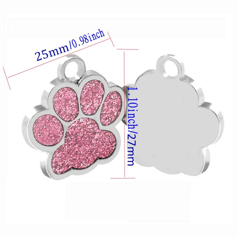 개를 위한 맞춤형 ID 태그, 애완 동물 주소 태그, 새겨진 칼라 펜던트 이름, 개 태그, 개 액세서리, 고양이 아이템