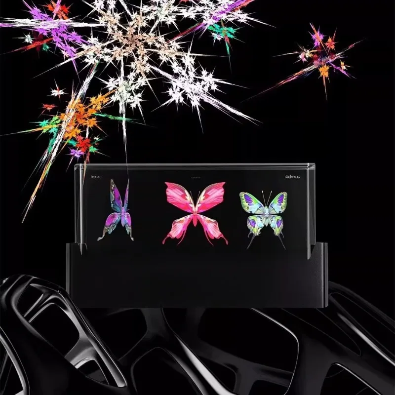Virtual Butterfly Yunshou Series Triple Holographic Butterfly Art Installation