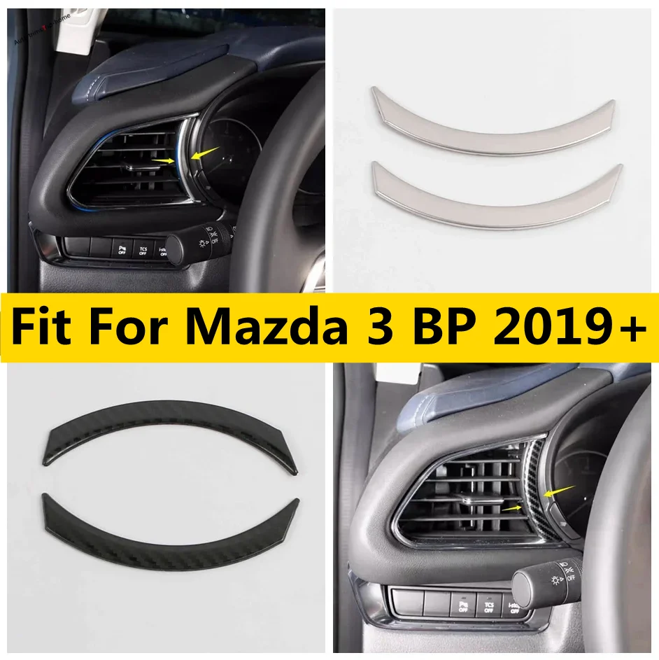 

Stainless Steel Car Instrument Dashboard Display Decoration Frame Trim Cover Fit For Mazda 3 BP 2019 - 2024 Car Accessories