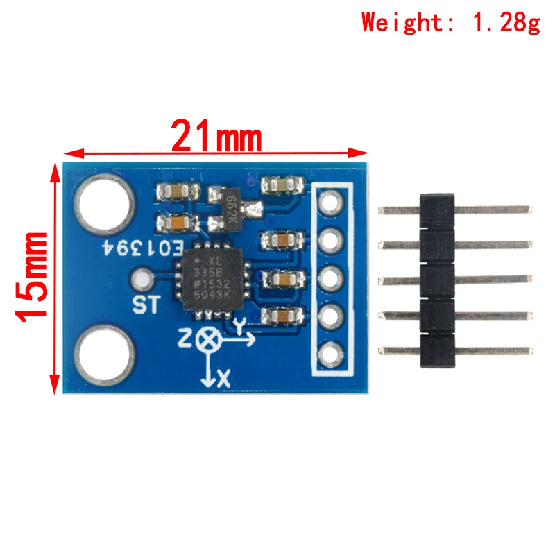 GY-61 ADXL335 Acelerometro 3-Axis Analog Output Accelerometer Module Angular Transducer 3V-5V