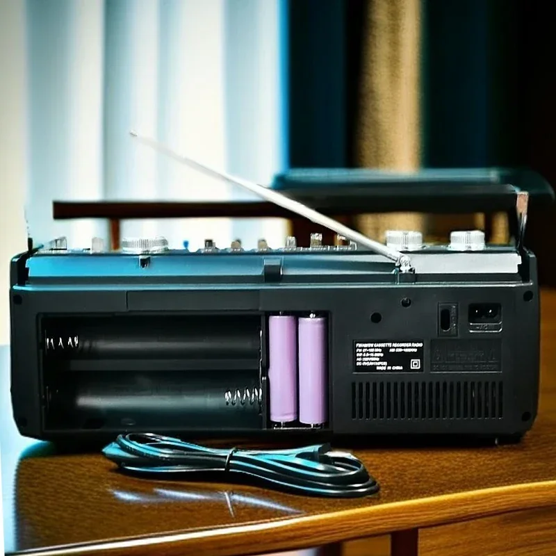 Desktop Retro Cassette Recorder Player With Am Fm Sw Portable Player Wireless Bluetooth Speaker Radio Auto Stop Tape FM Radio