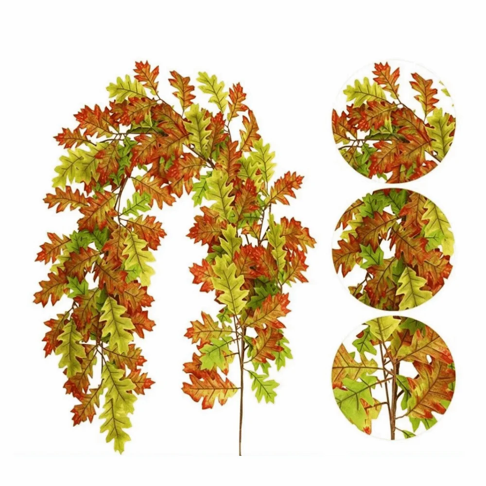 

Artificial Foliage Silk Willow Greenery Garlands Plastic DIY Artificial Leaves Vine Realistic Lifelike
