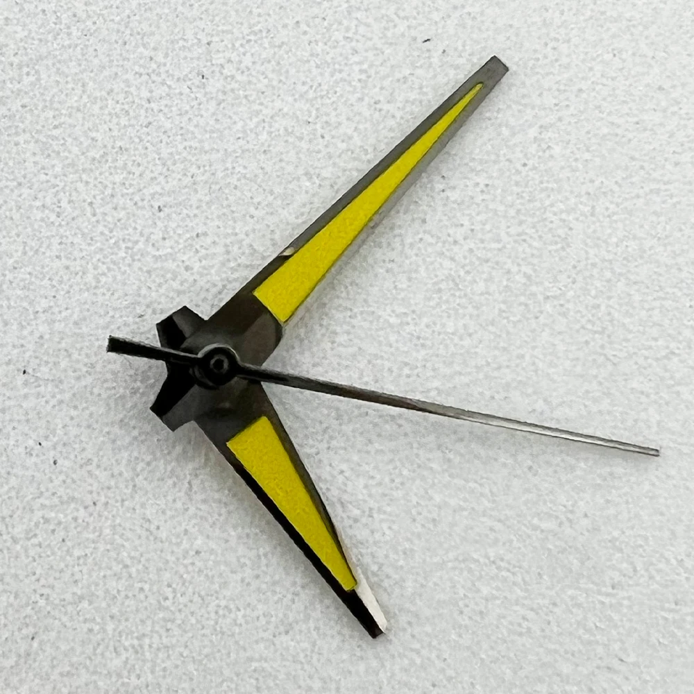 Horlogewijzers groen lichtgevend zilver Goudzwarte wijzers geschikt voor Seiko NH35 NH36 uurwerk