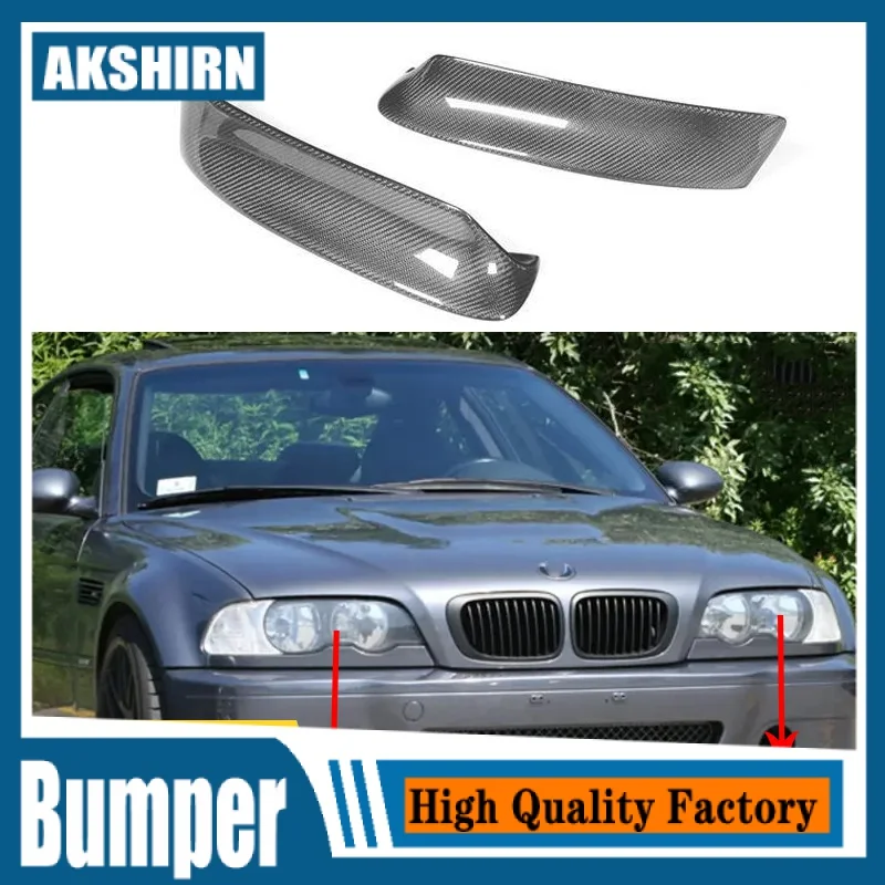 Fibra di carbonio/FRP auto paraurti anteriore Lip splitter grembiuli Flaps per BMW serie 3 E46 M3 Coupe 1999 - 2006 paraurti trim Spoiler