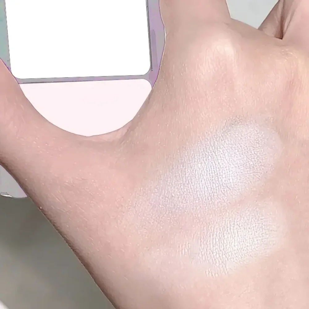 لوحة كونتور للوجه بلونين، أحمر خدود هايلايتر برونزي غير لامع، مقاوم للماء، تحكم طويل الأمد في الزيت، سطع، للجنسين، مكياج آمن #2