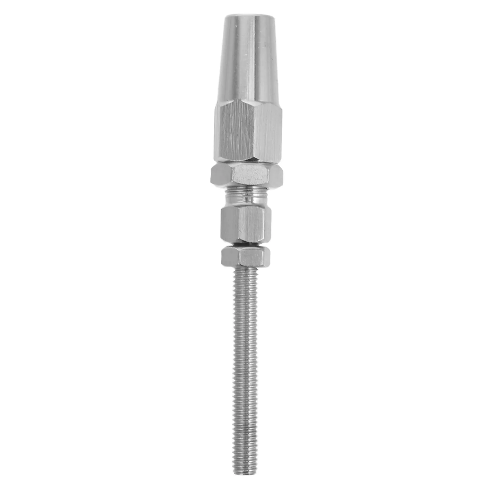 Swage Threaded Stud Terminal M6 Stainless Steel Cable Railing Fitting for Deck Wood Metal Post Tensioner Yacht Tee Connector