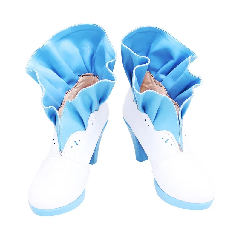 Shimamura Uzuki تأثيري أحذية بو أحذية من الجلد هالوين كرنفال الأحذية تأثيري الدعامة مخصص