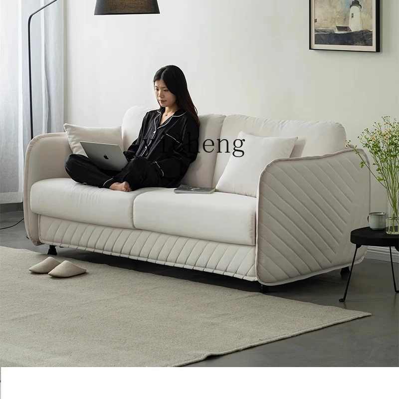 

ZZ small apartment living room sofa bed folding dual-purpose multi-functional single double study sofa bed