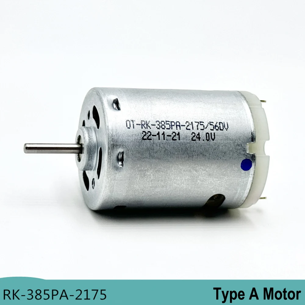 RK-385PA-2175 Carbon Brush DC Electric Motor 385PA 6V-24V 20800RPM High Speed Micro 27.5mm 385 Motor DIY Hair Dryer Hot Gun