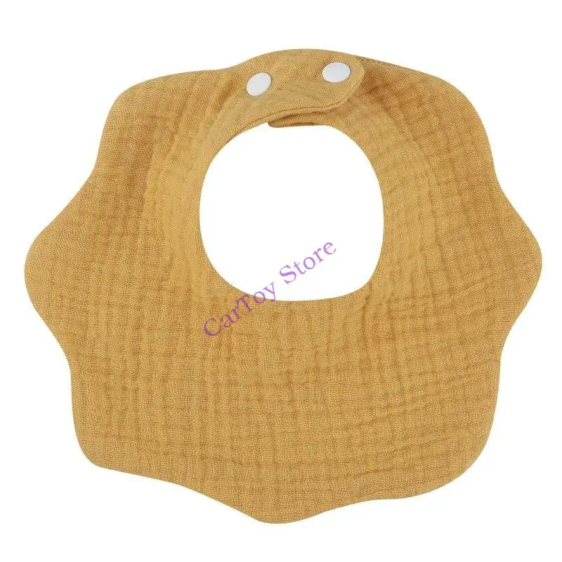 

634F Baby Cloth 360 Degree Rotating Cotton Gauze Muslin Baby Kid Bandana Cloth Soft