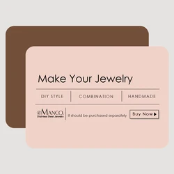 Personal handmade service , make your own jewelry , make your brand
