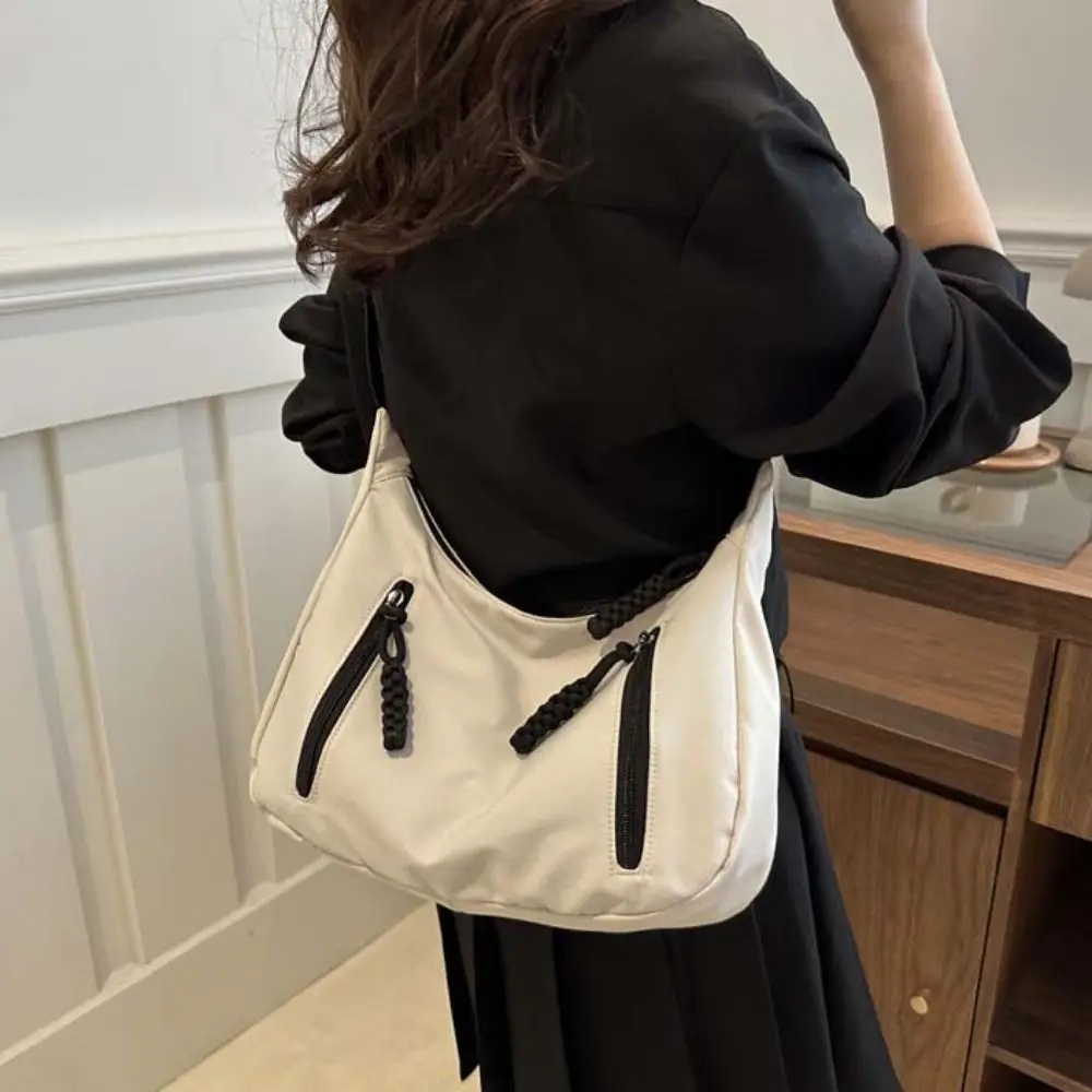 Schattige Onderarm Effen Kleur Crossbody Tas Mini Draagbare Dumplings Schoudertas Luxe Koreaanse Stijl Mode Handtas Cadeau