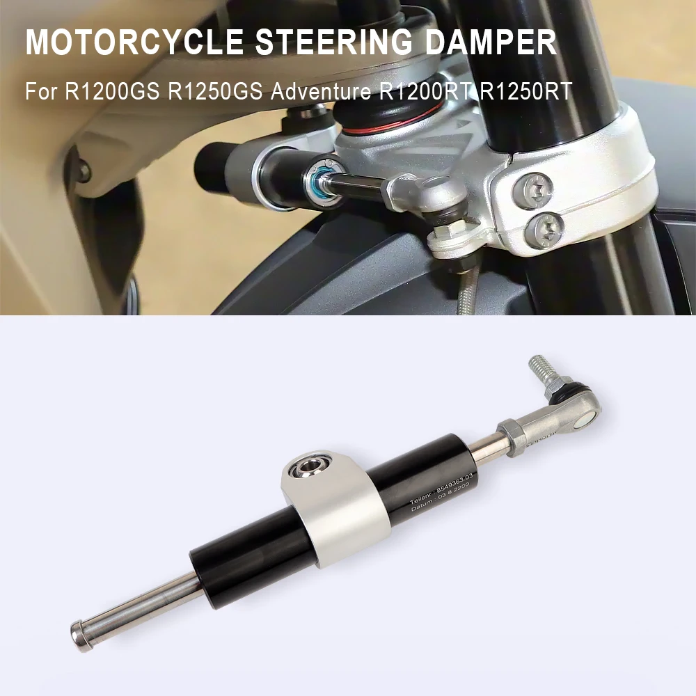 For BMW R 1250 GS R1200GS Adventure LC R1200RT R1250 RT 2012-2025 Motorcycle Steerring Damper Stabilizer Balance Bar Accessories