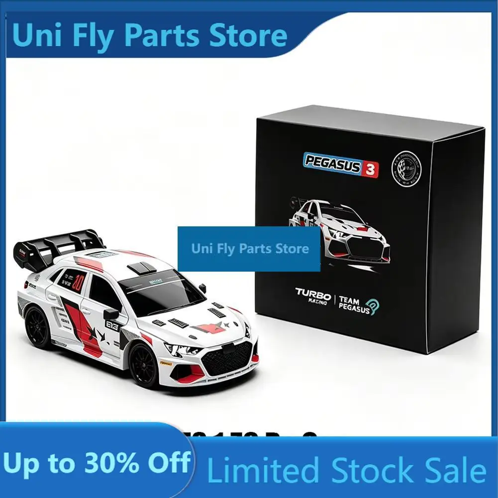 UniFly1:76 C78 Turbo Racing Rc Car Mini Pegasus 3 Official Joint Limited Edition RC Drift Car Racing Car Collection Tabletop Toy