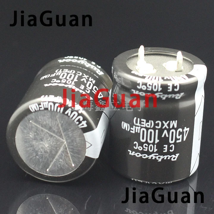 2pcs new RUBYCON MXC 450V100UF 25x30mm 100uF/450V electrolytic capacitor mxc 100uf 450v 105 degrees Power Supply