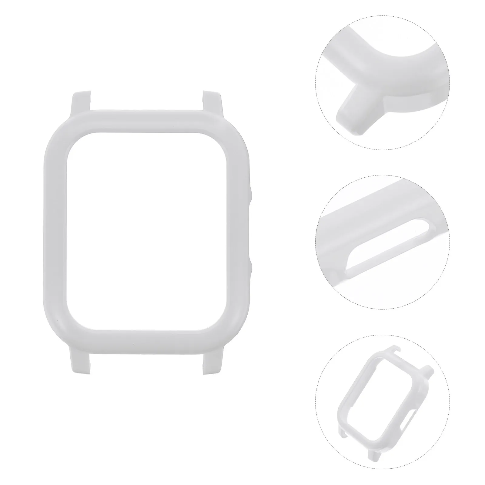 1 unidade de capa protetora para smartwatch, fabricada em material de policarbonato, compatível com o modelo Millet LS02, capa protetora para o relógio, acessório elegante para relógio.