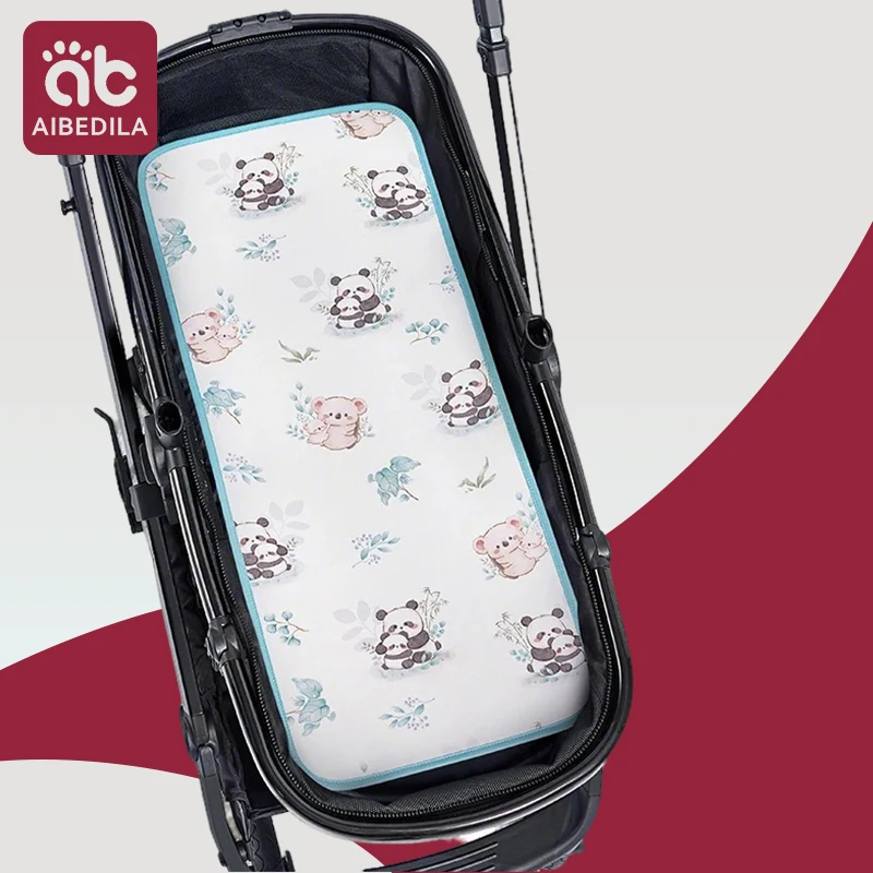 

Baby Stroller Seat Cushion Lce Silk Sleeping Mattress Newborn Car Seat Pad Infant Pushchair Mattress Mat Kid Pram Accessories