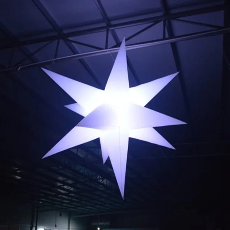 

SAYOK Inflatable Star Hanging Decoration Inflatable LED Star with LED Light Remote Controller for Bar Show Birthday Party Decor