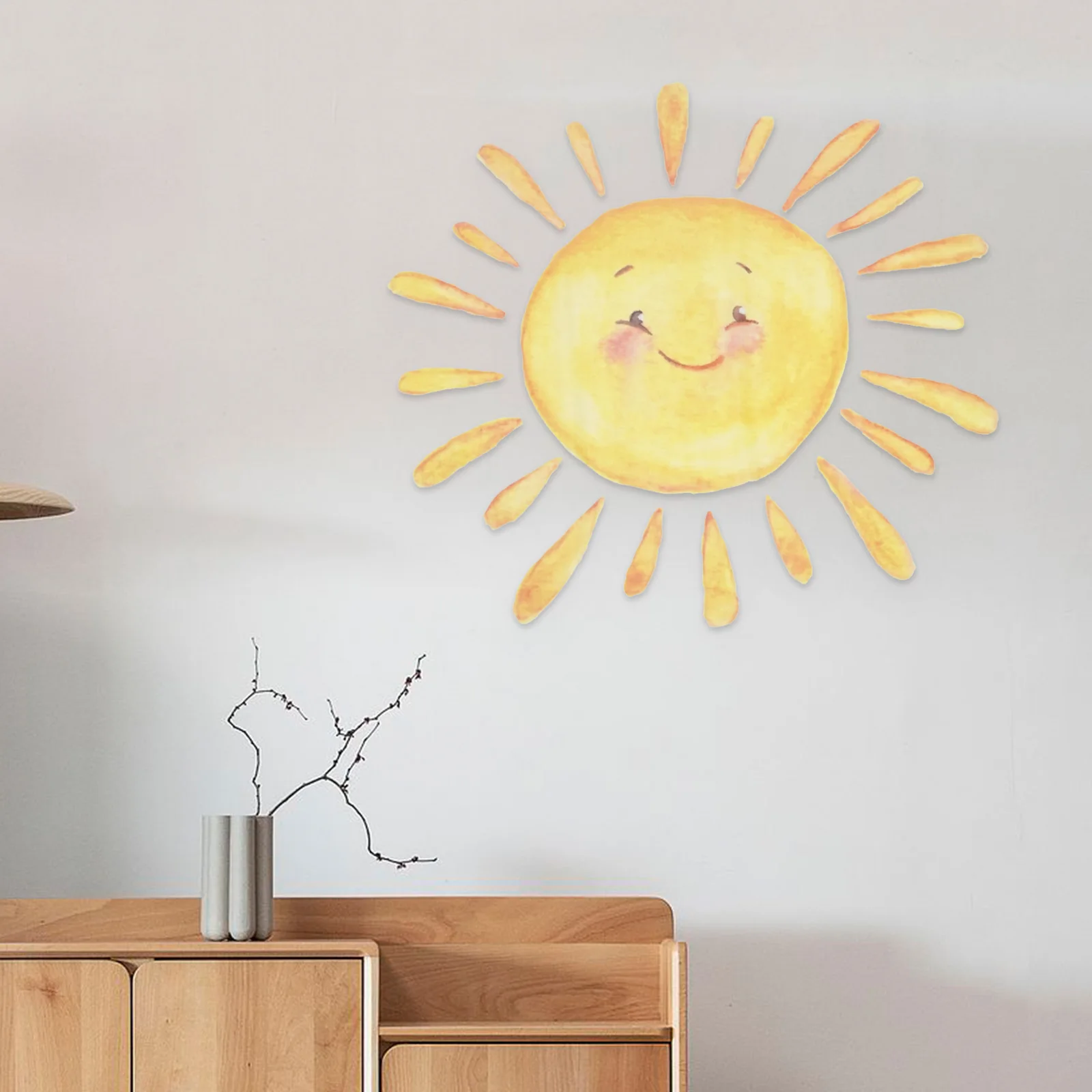 Children\\\'s Bedroom Cartoon Sun Wall Stickers Decorative Wall Stickers Convenient Removal Heat Removal PVC Material