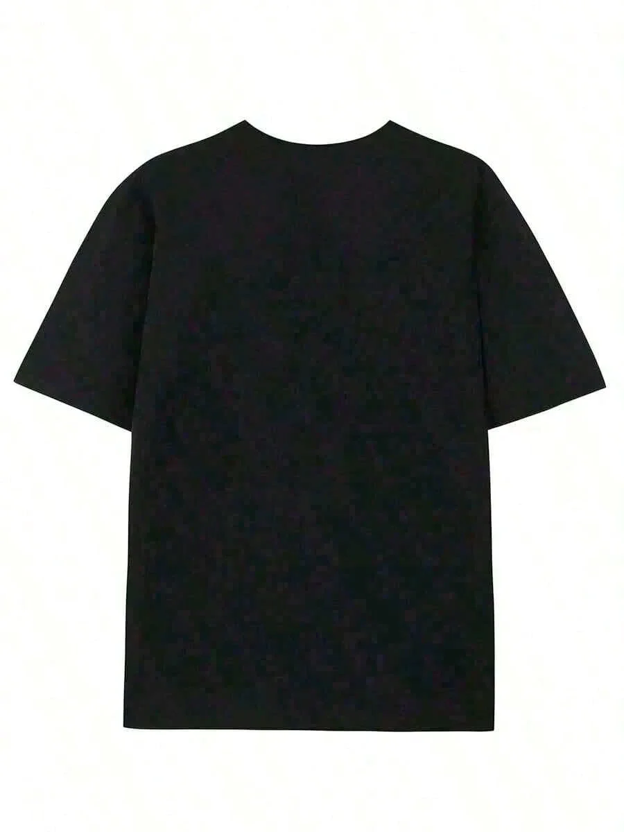Cotton T-shirt with Double-sided 